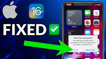 How To Fix Trust This Computer Alert iOS Not Showing iPhone