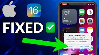 How To Fix Trust This Computer Alert iOS Not Showing iPhone