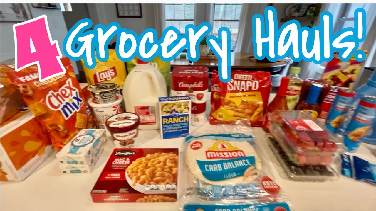 4 GROCERY HAULS | WALMART & KROGER