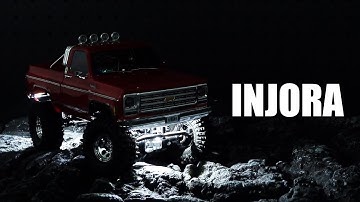 INJORA Rock Lights Kit with Controller for 1/18 & 1/24 RC Crawlers 🔥