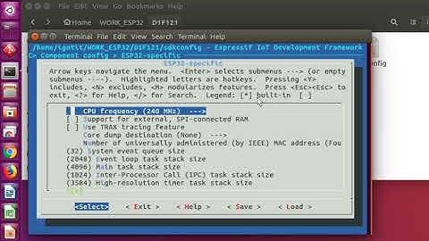 ESP32 CPU Frequency Change 80MHz, 160MHz, 240MHz
