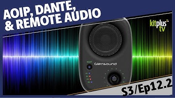 Working remotely with AoIP Dante® network audio