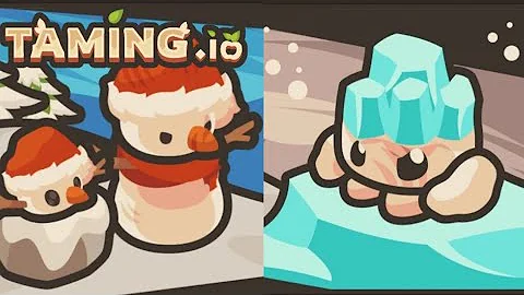 Taming.io - New update! New snowman and snowball pet and features!