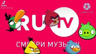 Рекламные заставка Ру ТВ Rovio 2017