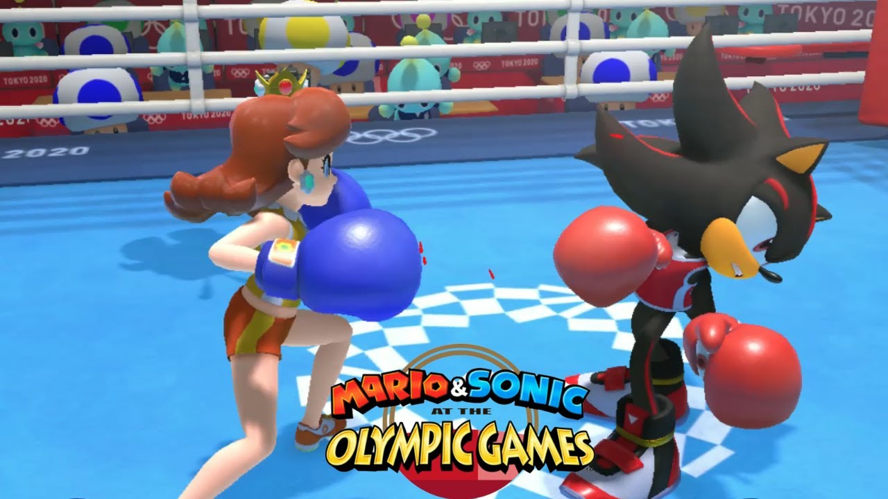 Mario & Sonic At The Olympic Games Tokyo 2020 (Boxing) Daisy vs Shadow Yoshi Sonic Bowser & Vector