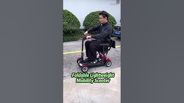 2025 new Foldable small Mobility Scooter #scooter #mobilityscooter #wheelchair