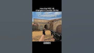 How MAC-10 changed in Counter-Strike #cs #cs16 #cssource #csgo #cs2 #retrogaming #cshistory