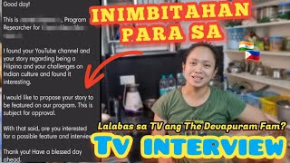 INIMBITAHAN ako para sa TV NEWS Interview | ACCEPTED OR REFUSED? | The Devapuram Family