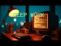 Deep Focus Music for Coding &amp; Complex Tasks 💻 | Amber Monitor Ambience [1 Hour]