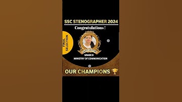 final selection ssc stenographer 2024 #ssc #skilltest #shorthand #sscsteno #motivation #upsssc #aps