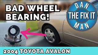 2000 - 2004 Toyota Avalon HOW TO REPLACE PRESS-IN FRONT WHEEL BEARING WITH HUB & BEARING PRESS TOOL