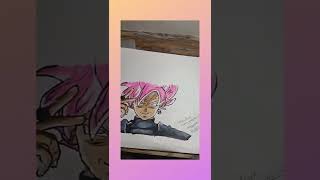 Goku-Black super saiyan Rose drawing |part 1/2|shorts dragonball gokublack