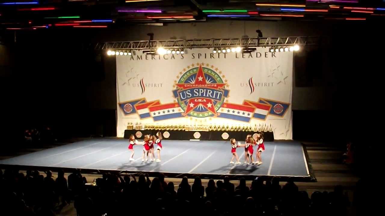 Twister's All Stars Youth Level 1 Cheerleading at the 2012 Arnold