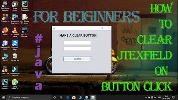 How to clear jtextfield on button click in java | Java Tutorial for Beginners | java