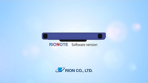 RIONOTE: Multi-function Measuring System. Software version