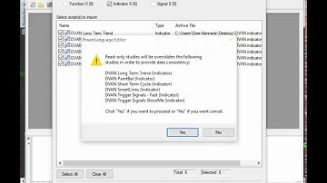 How to import DVAN indicators into MultiCharts