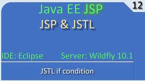 JSP JSTL if condition usage | JavaEE JSP Tutorial #12