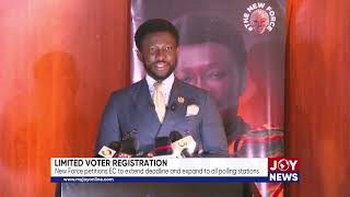 Limited registration: New Force petitions EC to extend deadline and expand to all polling stations