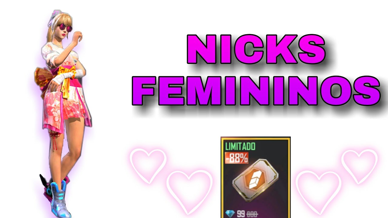 As melhores ideias de Nick feminino para usar no FF #nomesfemininos #n