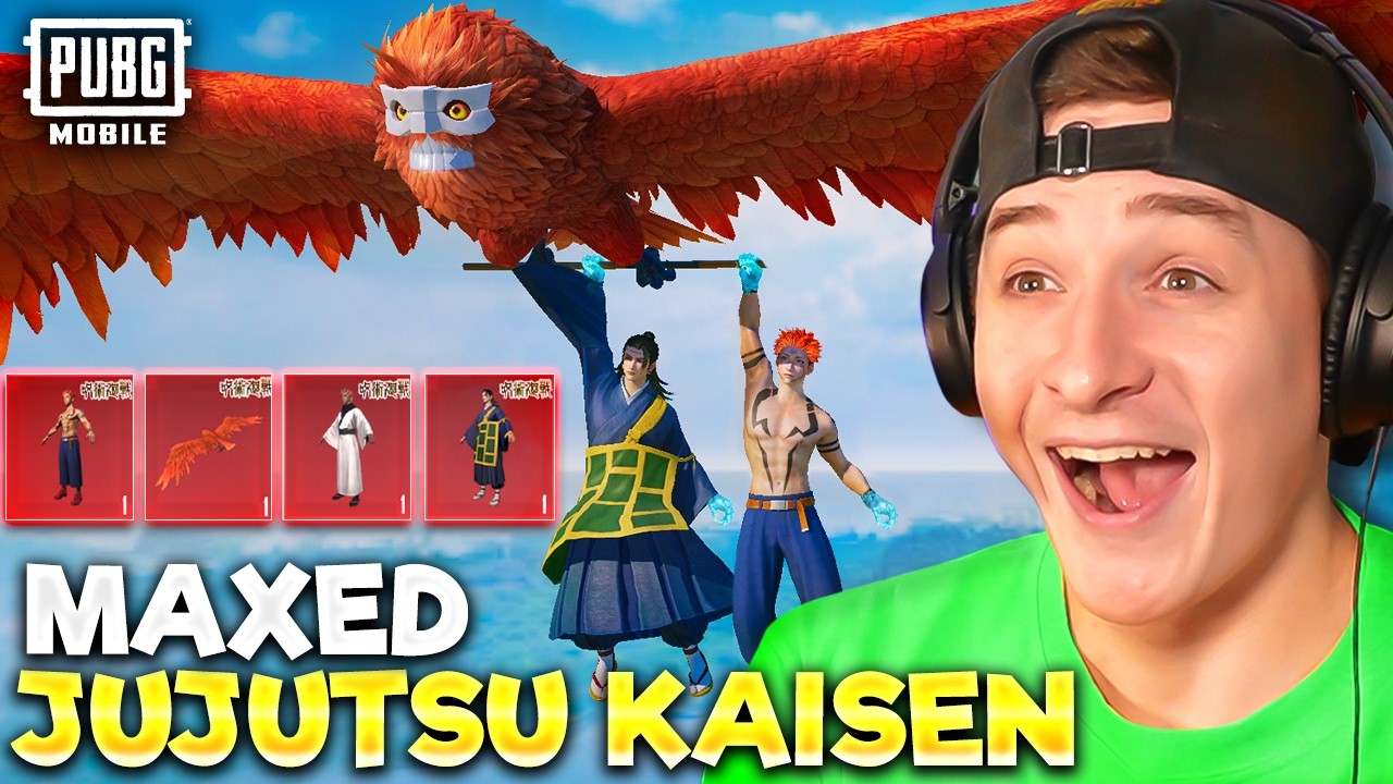 NEW JUJUTSU KAISEN SKINS IN PUBG MOBILE 🔥