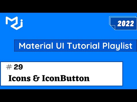 Material UI Icons | Material UI Tutorial | How to use Material UI Icons #29