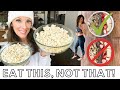 EAT THIS NOT THAT #1 // Healthy Vegan food swaps for weight loss // Plant Based