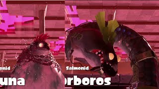 Cohozuna and Horrorboros on Undertow Spillway Big Run (Splatoon 3)