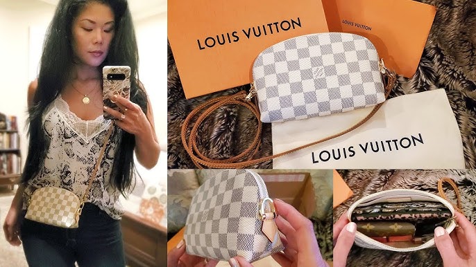 LOUIS VUITTON: Damier Azur Cosmetic Pouch – Luv Luxe Scottsdale