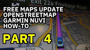 Free maps update for Garmin nuvi howto using OpenStreetMap part 4