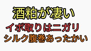 冬あったかい酒粕が凄い！ニガリで○○がとれる！シルク腹巻温かいしいろんな使い方ができる。