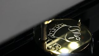 [MAGIC-E7] Round shape pet tag(metal), scribing