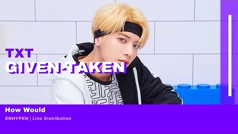 How Would TXT Sing Given-Taken by ||ENHYPEN||