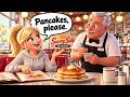 🥞 Short Stack or Full Stack? Ordering Pancakes at an American Diner | Slow and Easy English Story