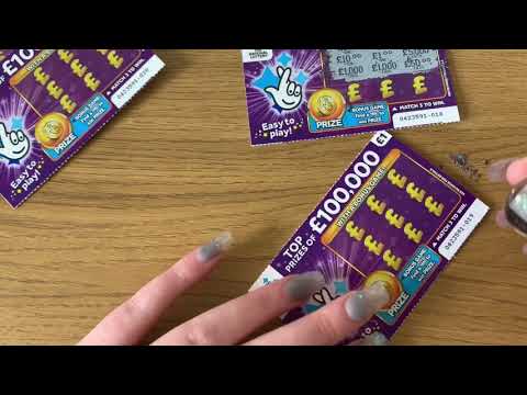 Uk national lottery £1 easy to play scratch cards ???