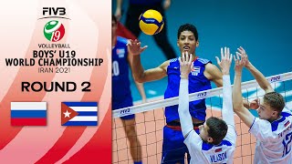RUS vs. CUB - Full Match | Eightfinals | Boys U19 World Champs 2021