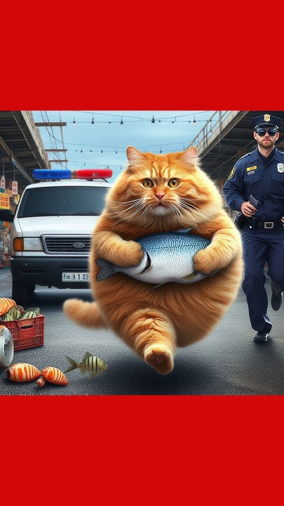 cat-astrophe-chubby-orange-cat-steals-fish-outsmarts-police