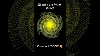 Python #2: Create a Stunning Yellow Star Burst Spiral with Turtle Graphics