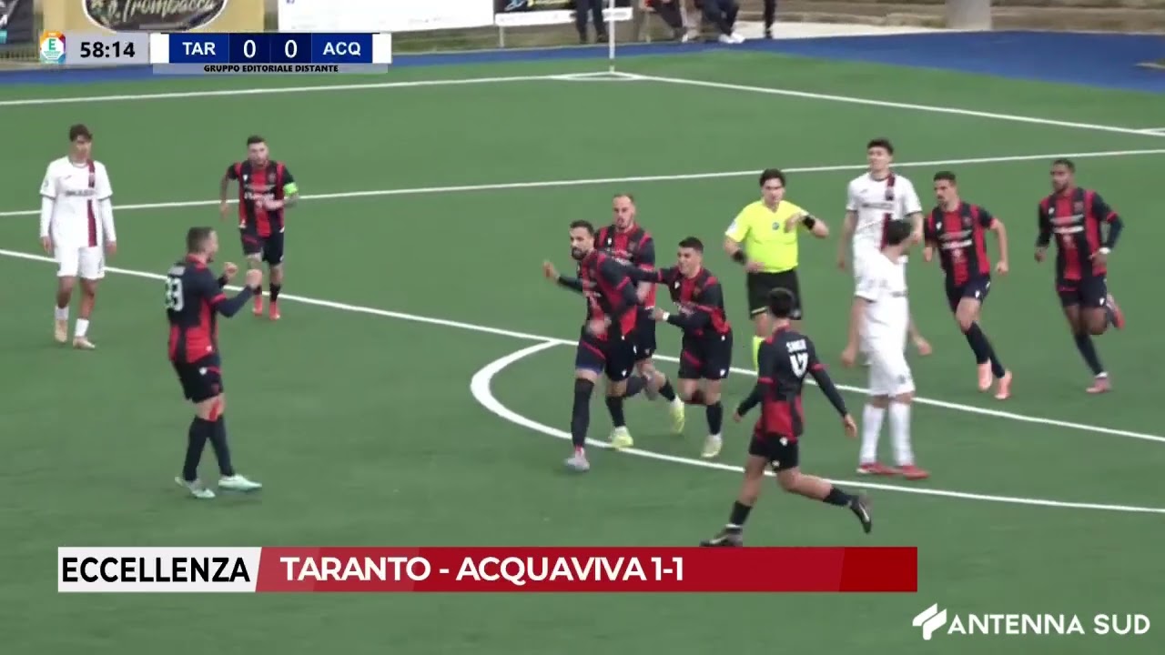15 FEBBRAIO 2026 - ECCELLENZA: TARANTO - ACQUAVIVA 1-1