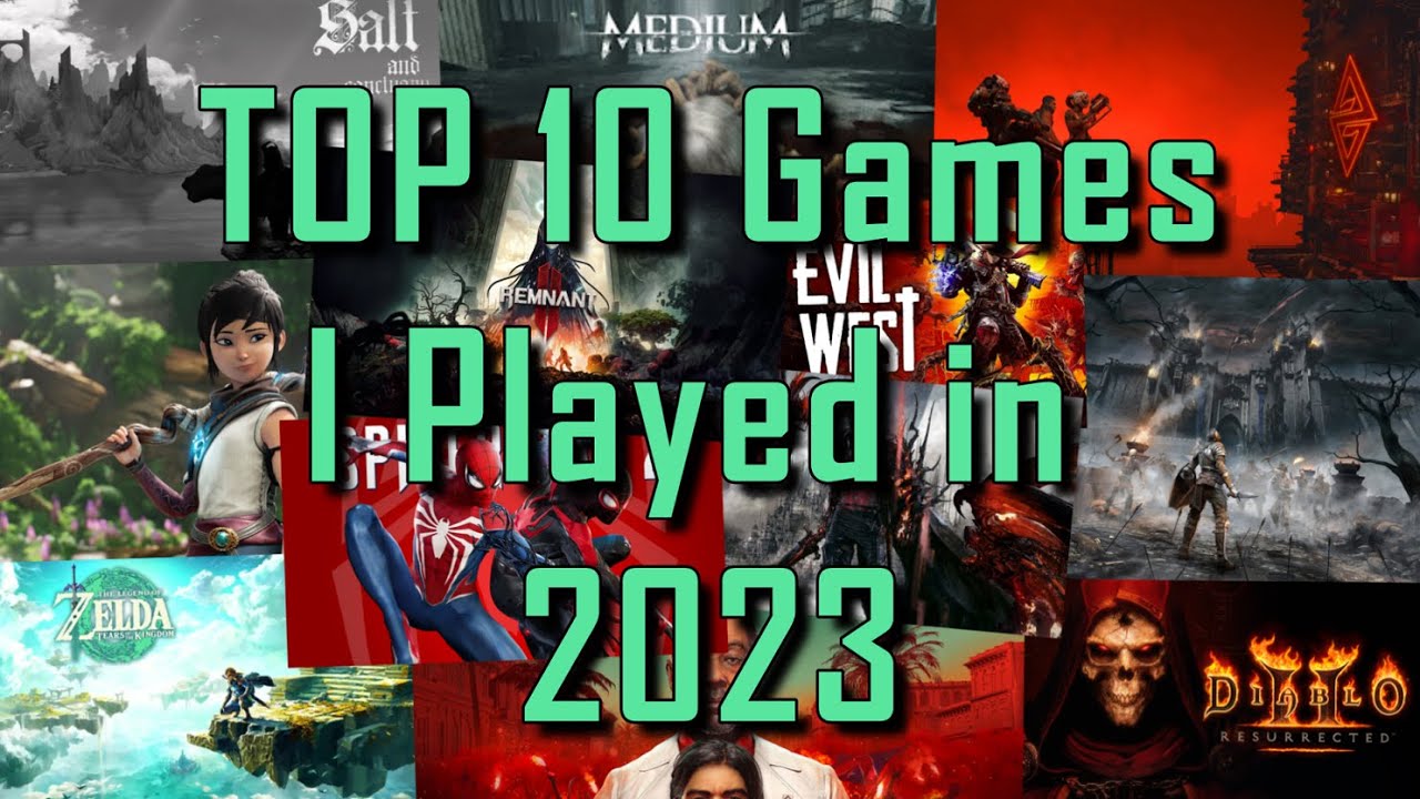 TOP 10: Games I Played in 2023 (Visualizer w/ Gameplay) - YouTube