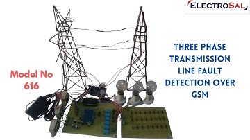THREE PHASE TRANSMISSION LINE FAULT DETECTION OVER GSM // Engineering / electronic / project