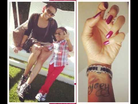 <span class="title">Adaeze Yobo Shows Off Son, Tattoos His Name On Her</span>