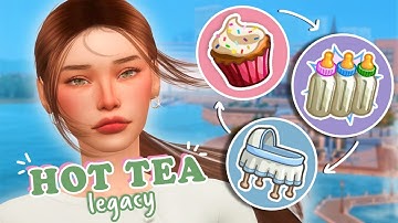 the start of a NEW LEGACY!!🧁| Sims 4 Hot Tea Legacy Challenge🍵| Ep 1