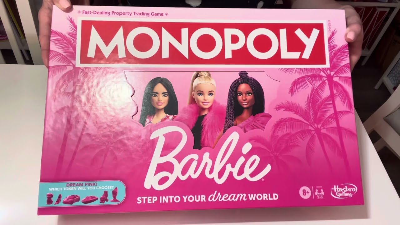 Unboxing Barbie Monopoly #barbie #barbiemattel   #monopoly #barbiecore #barbieworld #barbiemovie