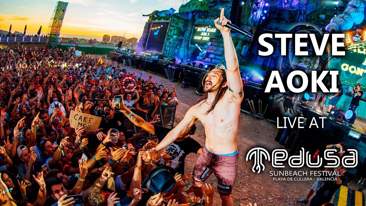 arenal sound lineup 2019 Steve Aoki - Live at Medusa Sunbeach Festival 2017