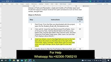 Exp19_Excel_4E_Concessions | Exp19 Excel 4E Concessions