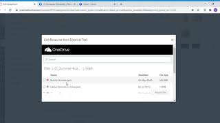 Creating an Office 365 Cloud Assignment in Canvas