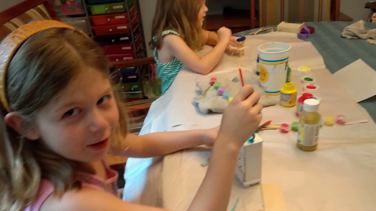 Painting Dollhouse Furniture YouTube