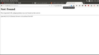 Phpmyadmin Page Not Found Phpmyadmin Not Working