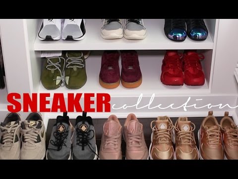 MY SNEAKER COLLECTION +TRY ON | Carli Bybel