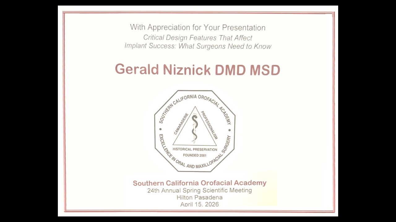 Dr. Niznick OS Lecture - YouTube